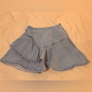 Blue Denim Skirt